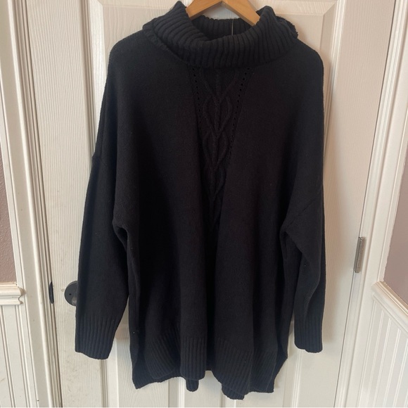 NWT Maurices  Turtleneck Sweater 2X Black - Picture 1 of 4